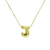Creative A-Z Balloon Bubble Letter pendant Neckalce for Women Gold Plated Chunky Initial Necklaces Jewelry Birthday Gift - Image 22
