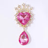 Crystal Brooch 44 20mm 10Pcs Golden Pendant Accessories Wedding Invitation Holiday Creative Decoration - Image 12