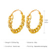 Metal Punk Style Oversized Large Hoop Earrings Twisted Big Circle Round Loop Earrings for Women Exaggerate Party Jewelry Gifts - Image 6