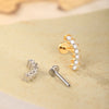 Surgical Steel Marquise Flat-Back Piercing Stud in 1-Piece or 5-Piece Options - Image 19