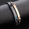 2 Style His Queen Her King Black Rose Gold Color Women's Male Chain Crystal Couple Bracelet for Men Femmo on Hands Jewelry - Image 6