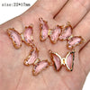 5pcs/lot Colorful Crystal Butterfly Pendant Glass Gradient Charms For Korean Women Necklace Choker Jewelry Accessories - Image 21