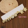 4/19PAIRS Lovely Plastic Material With Golden Plated&Different Animals-Shaped Earrings,Starfish,Shell,Flower,Little Bear - Image 4