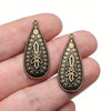 10pcs 20 17mm Antique Tibetan Silver Bronze Copper Plated Charms Pendants Bracelet Necklace Accessories Earring Flowers - Image 8