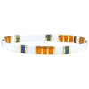 Tile Bead Stretch Bracelet in Multiple Color Patterns - Image 12