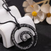 1 Viking Retro Spiral Symbol Necklace, Fade-Resistant Adjustable Design - Image 2