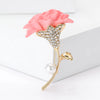 Mother's Day Enamel Carnation Brooches for Women Plant Flower Pins Gift for Mother Office Party Friend Gifts Jewelry Accessories - Image 12