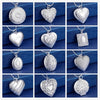 925hot Silver color Photo Frame Pendant Necklace Snake Chain For Woman Charm Wedding Jewelry ColorLN072 - Image 1