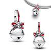 Silver Christmas Charms Santa Reindeer Sleigh Bell Gingerbread Tree Stocking Candy Cane Pendant Fit Bracelet Jewelry Gift - Image 10
