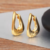 Korea Waterdrop/Round Shape Irregular Geometric Earrings For Female Inlaid Colorful Zircon Ear Jewelry Accessories - Image 4