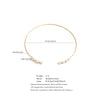 Stainless Steel Cubic Zirconia Torques Necklace for Women Summer Delicate Arrivals Aesthetic Golden Jewelry - Image 6