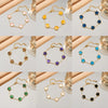 Adjustable Stainless Steel Lucky Five-Petal Flower Bracelet For Woman Stylish Blossom Five-Leaf Jewelry Gift - Image 3
