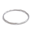 60mm Minimalist Stainless Steel Hammered Bracelet Bangle for Women Distinctive Jewelry - Image 8
