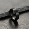 Charm Jewelry Ring for Men Women Stainless Steel Black Rings Wedding Engagement Matte Male Accessory - Image 7
