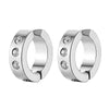 2pcs Stainless Steel Non Pierced Clip On Earrings for Men Women Magnetic Stud Earrings Punk Dangle Huggie Hoop Earrings Set - Image 34