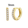 Chain Hoop Piercing Earring with Square and Waterdrop Details - Image 20