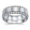 Sweet Romantic Couple Men Stainless Steel Ladies Wedding Ring Set Valentine's Day Jewelry - Image 4