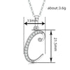 26 English Letter Zircon Pendant Necklace Temperament Personality Necklaces Jewelry Gift - Image 45