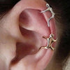 1 Pcs Figure Shaped Ear Clip Climbing Climber Ear Cuff Non Pierced Wrap Men Women Frog Cartilage Earrings - Image 1