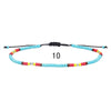 Boho Women Glass Beads Woven Anklet Beaded Bracelet On The Leg Beach Barefoot Foot Jewelry Handmade Rope Thread Weaving Braid - Image 7