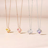Charms Necklace For Women Aesthetic Cube Pink Zircon Rose Gold Color Choker Chain On Neck Jewelry Korean Pendants - Image 6