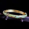 Enamel Chinese Cloisonne Bracelet Traditional Chinese Peony Filigree Flower Bangle Ethnic Vintage Women's Hand Bracelet - Image 12