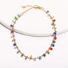 Colorful Crystal Beads Anklets for Women Boho Gold Color Chain Ankle Bracelet Leg Bracelet Ocean Beach Foot Jewelry - Image 4