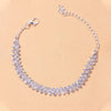Shining Lozenge Chain Anklet for Women Silver Color Summer Beach Ankle Bracelet Barefoot Sandals Foot Jewelry - Image 3