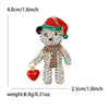 Christmas Classic Rhinestone Reindeer Brooches for Women Unisex Enamel Animal Pins Office Party Friend Gifts Jewelry Accessories - Image 3