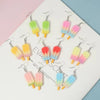 Earring For Women Resin Handmade Cartoons 7 Colors 3D Simulated Gradient Ice Cream Drop Earrings Funny Gift - Image 1