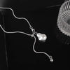 Stainless Steel Long with Baroque Pearls Necklace for Women Adjustable Chain Sweater Accessories Jewelry - Image 12