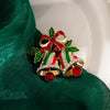 Christmas diamond pin elk sleigh boots brooch Shirts Accessories Metal Badge Jewelry Gift For Friends Merry Chrismas - Image 3