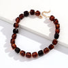 Retro Acrylic Big Square Beaded Choker Necklace for Women Statement Handmade Resin Geometric Chain Collar Jewelry Gift - Image 20