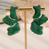 Cefiri Gold Plated Irregular Petal Earring For Women Unique Statement Flower Dangle Earrings Jewelry Gift - Image 5