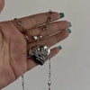 Romantic Heart Photo Locket Frame Pendant Necklace Silver Color Stainless Steel Love Heart Charms Necklaces Women Y2K Jewelry - Image 3