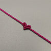 Candy Colors Heart Shaped Love Lucky Simple Macrame Handmade Rope Bangle Braided Charm Bracelet Women Men Couple Sister Gift - Image 9