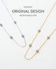 MODIAN New Design 925 Sterling Silver Sparkling Lucky Blue Eyes Pendant Necklace Neck Chain For Women Birthday Anniversary Gift