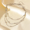 316L Stainless Steel Gold Silver Color Multi Layers Necklace For Women Neck Chain Jewelry Gift - Image 7