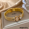 Greatera Stainless Steel Strap Men Bangle Adjustable Personality Knit Mesh Belt Bracelet For Couples Simple Jewelry - Image 8