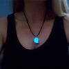 Glow in the Dark Conch Pendant Necklace Mermaid Spiral Jewelry Night Necklace Alloy Sea Shell Necklace Women - Image 1