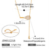 Ball Pendant Earrings Stainless Steel Gold Plated Jewelry Gift Ring Hoop Earrings For Women - Image 35