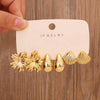 16Pcs Starfish Shell Stud Earrings Ccb Earring Set Women's Summer Beach Party Jewelry Gifts - Image 6
