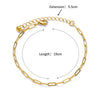 Stainless Steel Chain Anklets for Women Gold Color Ankle Bracelet Anklet Summer Beach Boho Jewelry Accessories Gift - Image 6