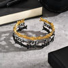 Vintage Twisted Knotted Opening Bracelet, Stainless Steel Twisted Thorn Design Wrist Bangles for Men, Vintage Jewelry - Image 1