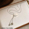 Spotted Tiger Eye Stone Mushroom Pendant Long Versatile Clavicle Chain Necklace for Women's Niche Accessories - Image 12