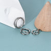 Eight-Pair Oversized Hoop Earring Set in Gold-Tone or Silver-Tone - Image 4
