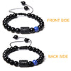 12 Constellation Zodiac Signs Bracelet Black Onyx Beads Cancer Leo Onyx Braided Bracelet for Women Men Couples Jewelry Gift - Image 3