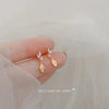 Small Zircon Hollow Heart Dangle Earrings For Women Girls Gold Color Elegant Charm Jewelry Accessories Birthday Party Gifts - Image 14