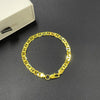 45-60CM Silver 6MM Men's Necklace Bracelet Set Gold Plating Quality Jewelry Accessories - Image 4