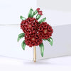 Mother's Day Enamel Carnation Brooches for Women Plant Flower Pins Gift for Mother Office Party Friend Gifts Jewelry Accessories - Image 4